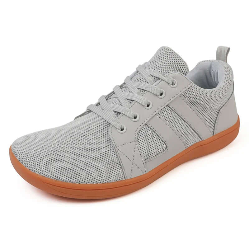 Gray Sneaker, Brown Sole | Joyo Barefoot
