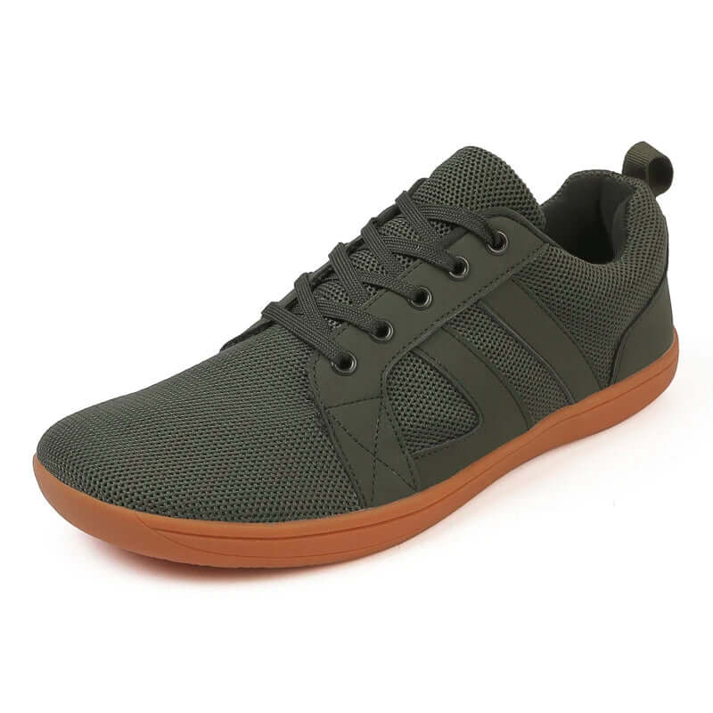 Green Sneaker, Brown Sole | Joyo Barefoot