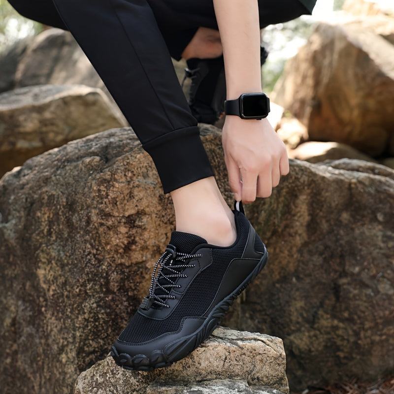 Flexi Trail - Unisex Trail Barefoot Shoes | Black