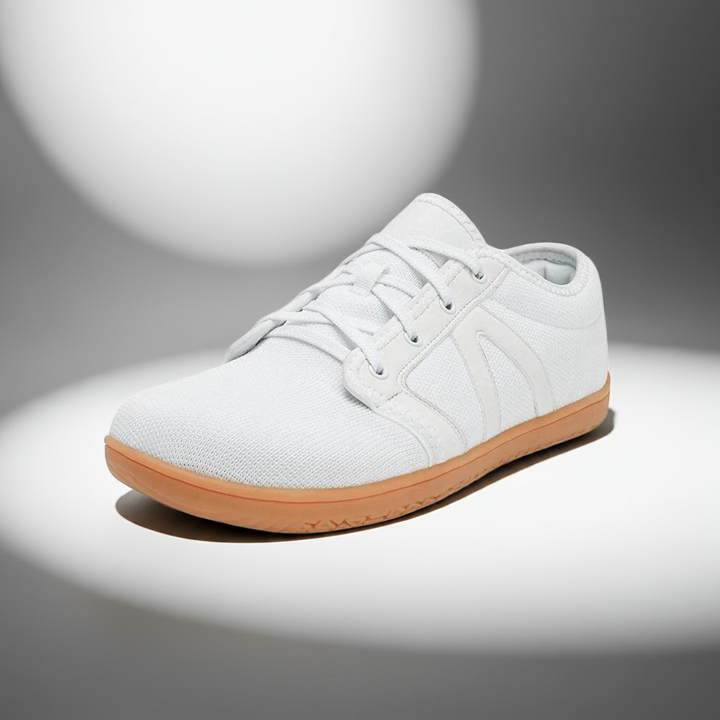 White Shoe, Brown Sole – Joyo Barefoot