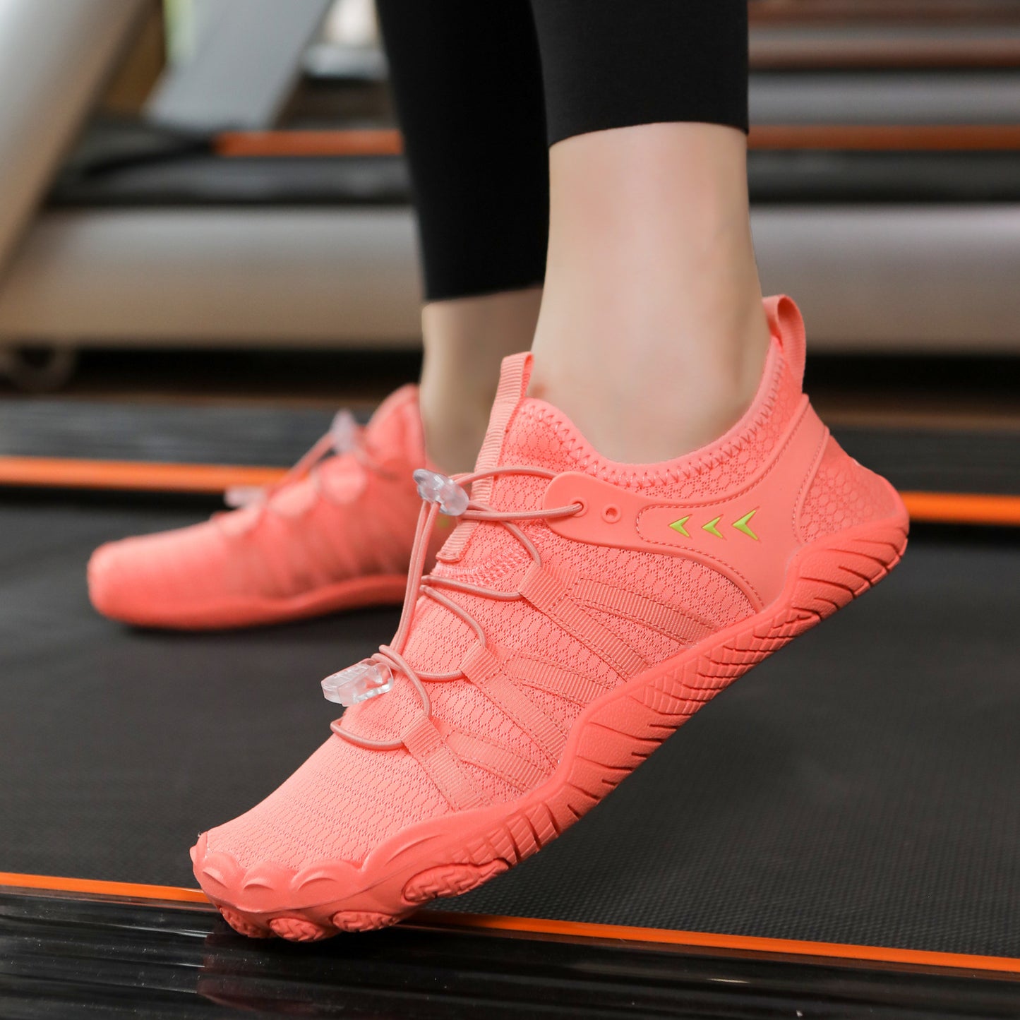 Orange Step - Unisex Minimalist Barefoot Shoes