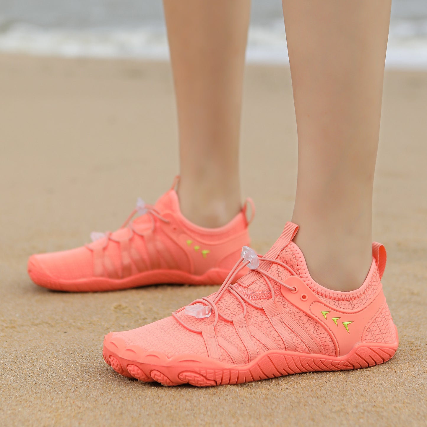 Orange Step - Unisex Minimalist Barefoot Shoes