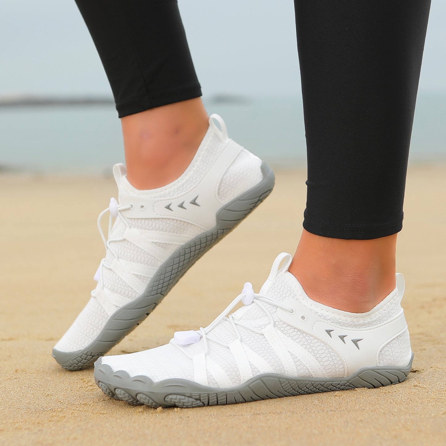 White Step - Unisex Minimalist Barefoot Shoes