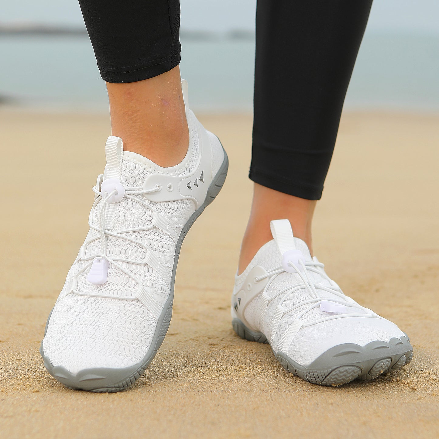 White Step - Unisex Minimalist Barefoot Shoes