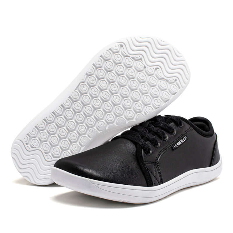 Black Sneakers, White Sole - Joyo Barefoot