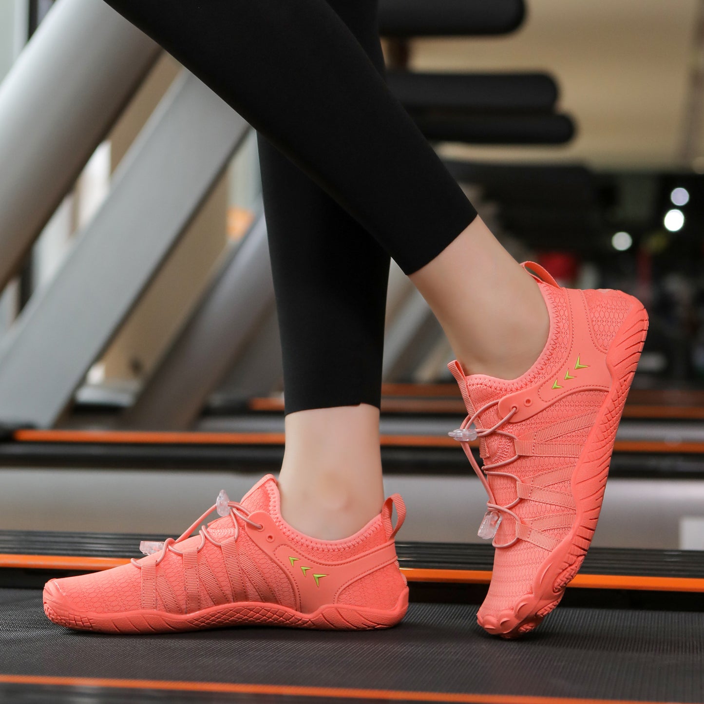Orange Step - Unisex Minimalist Barefoot Shoes