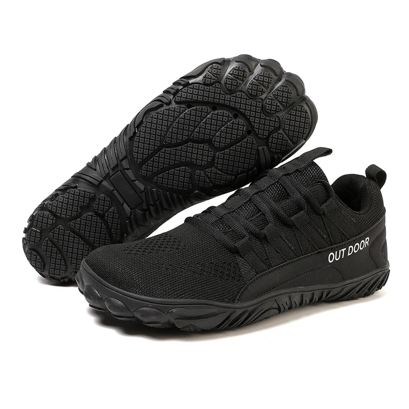 Black athletic shoe—Joyo barefoot