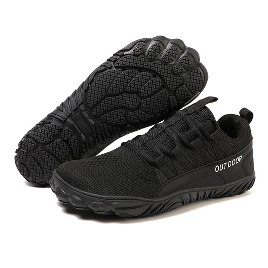 Black athletic shoe—Joyo barefoot