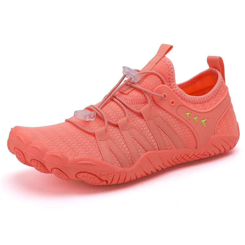 women's shoes with a bright orange sole - Joyo barefoot