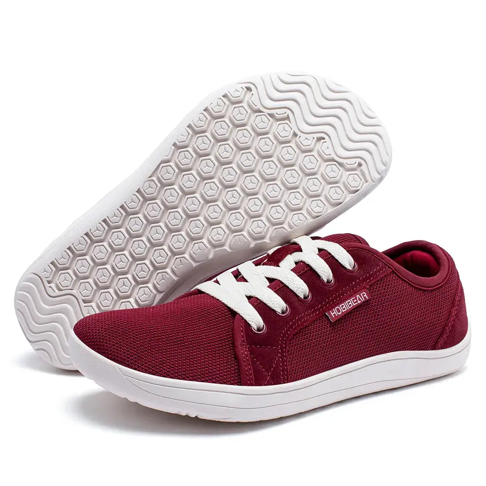 Maroon sneakers - Joyo barefoot