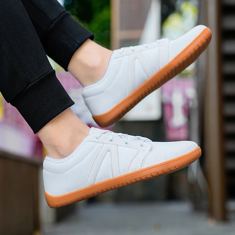 White Ease - Unisex Urban Barefoot Shoes