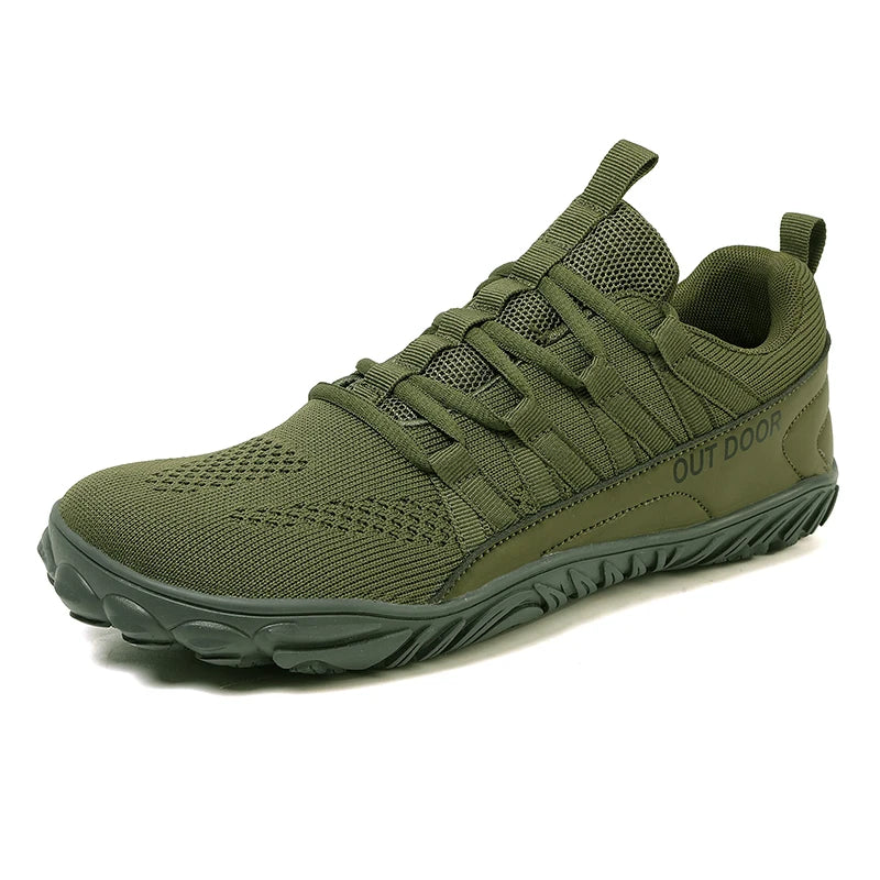 Green running shoe—Joyo barefoot