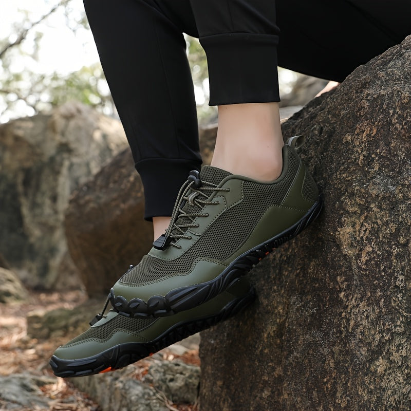 Flexi Trail - Unisex Trail Barefoot Shoes | Dark Green