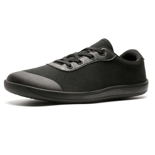 Black Sneaker with Gray Accents | Joyo Barefoot
