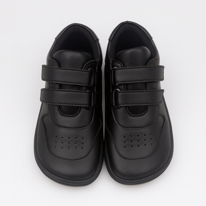 Spring Stride – Barefoot Leather Sneakers for Kids