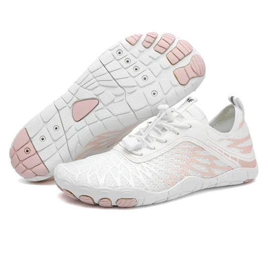 Women's white athletic shoes—Joyo barefoot
