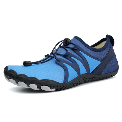 Deep blue and light blue shoes - Joyo barefoot