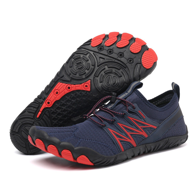 Deep blue and orange shoes - Joyo barefoot
