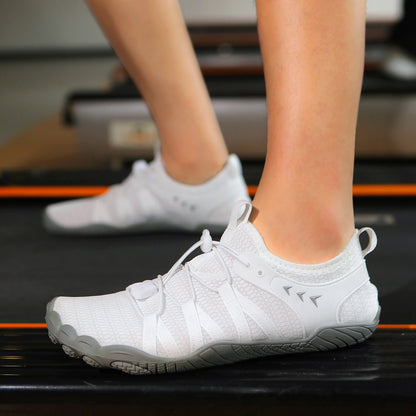 White Step - Unisex Minimalist Barefoot Shoes