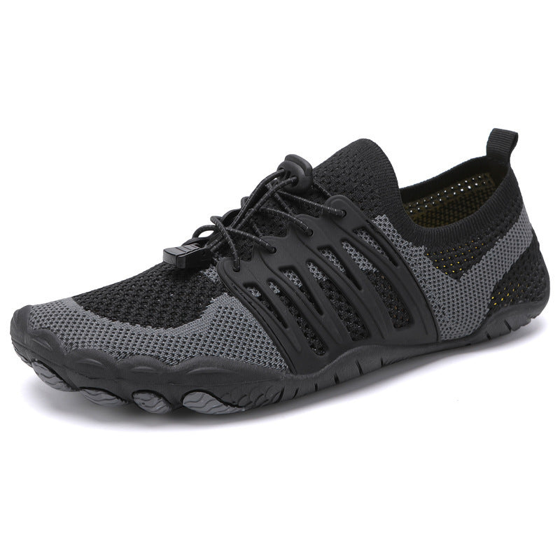 Black & Gray Athletic Shoe | Joyo Barefoot
