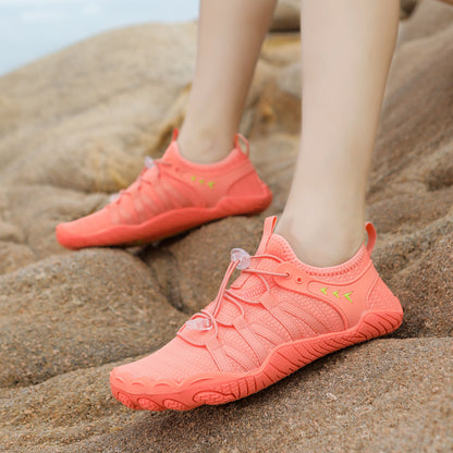 Orange Step - Unisex Minimalist Barefoot Shoes
