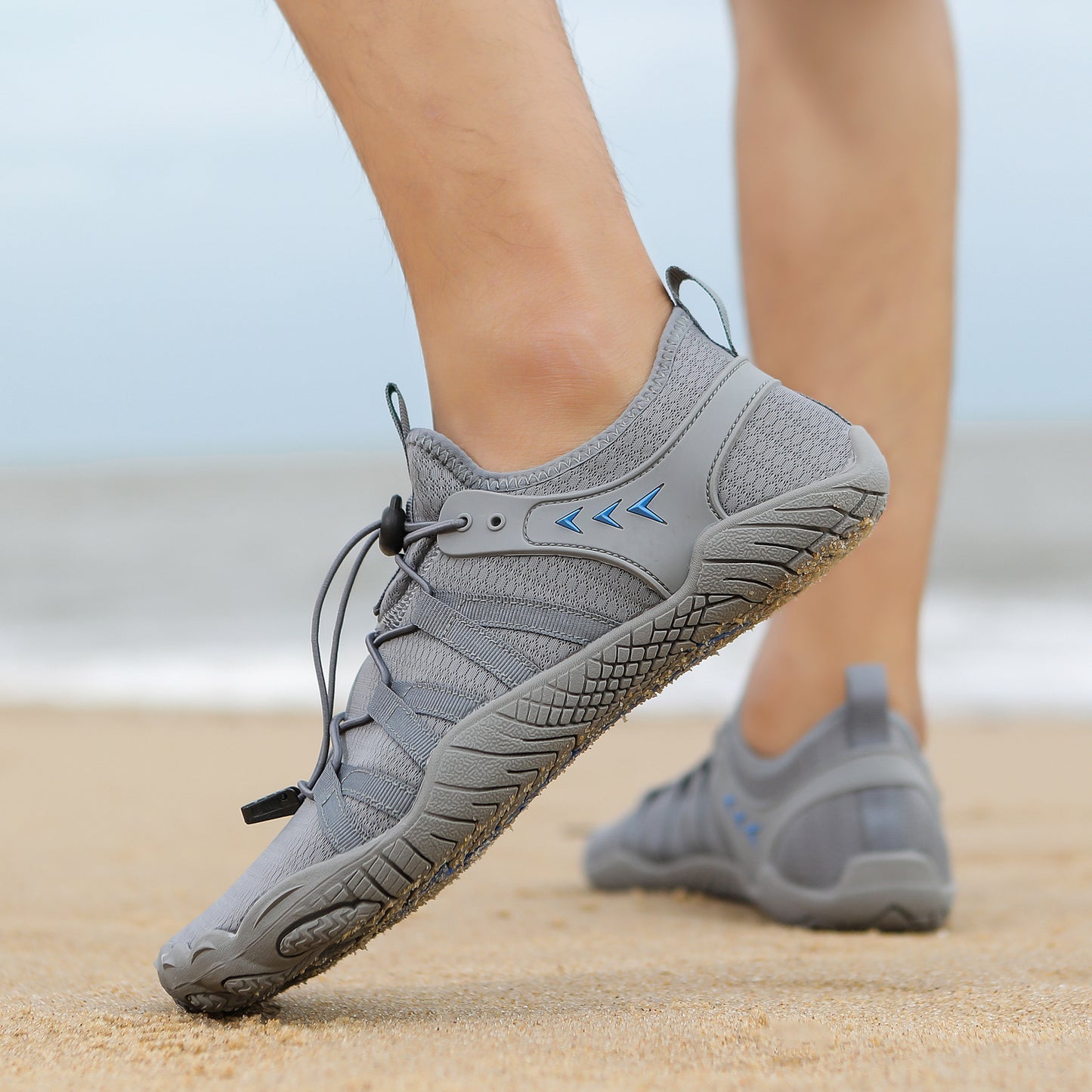 Gray Step - Unisex Minimalist Barefoot Shoes