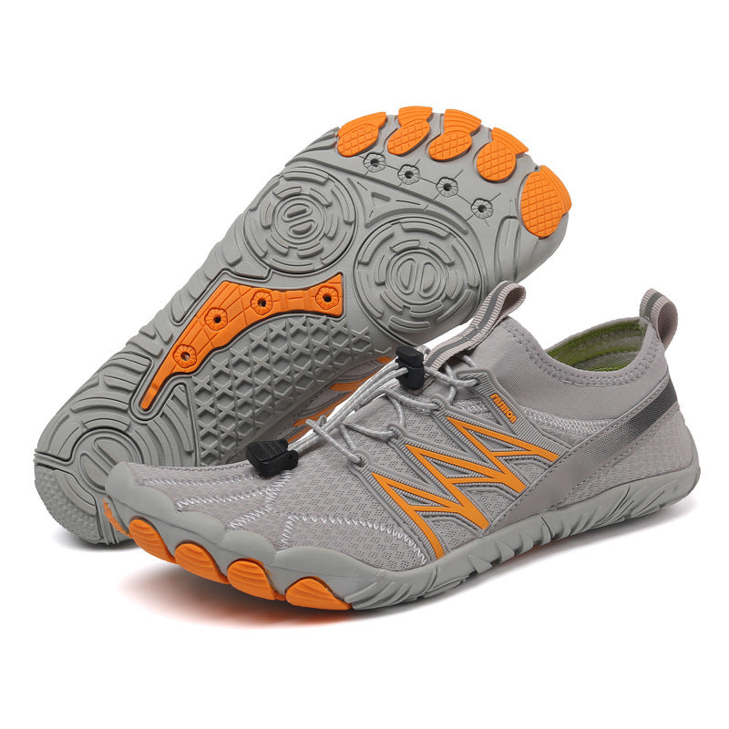 Grey and organse shoes - Joyo barefoot