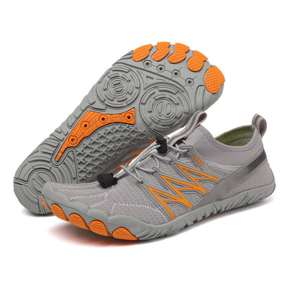 Grey and organse shoes - Joyo barefoot