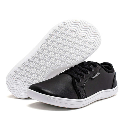 Black Sneakers, White Sole - Joyo Barefoot
