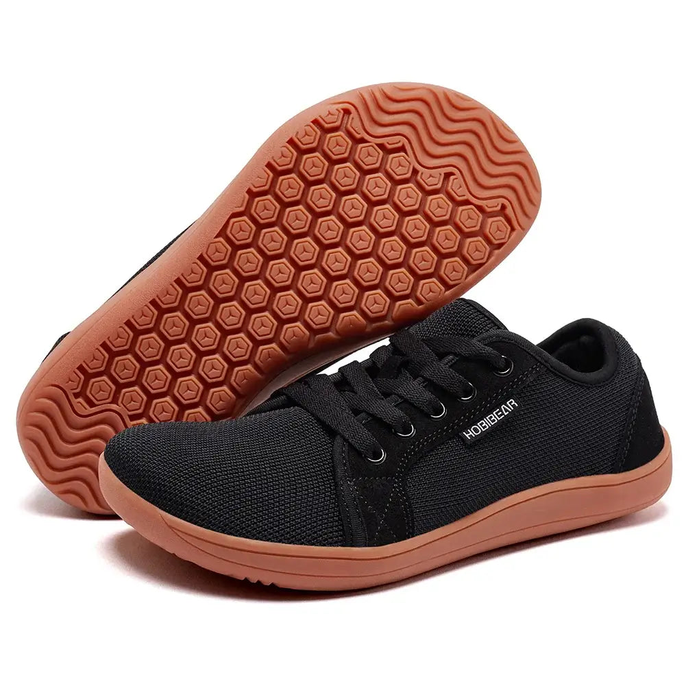 Black and brown sneakers - joyo barefoot