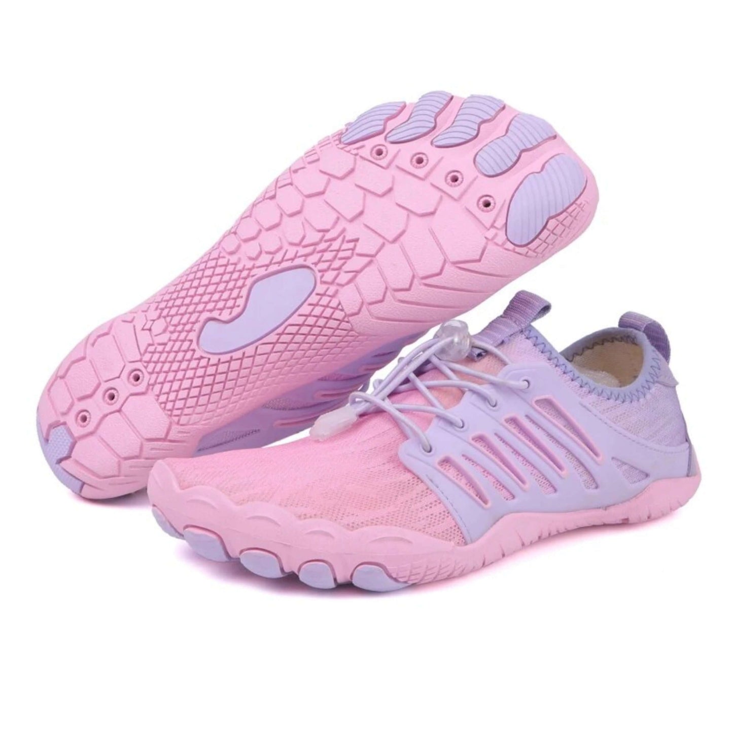 Pink Water Shoes with Purple Accents – Joyo Barefoot

